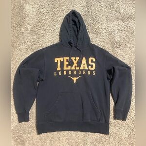 Vintage NCAA Texas Longhorns “triple black” hoodie 00s size medium